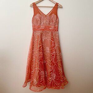 Peach A-Line MOULINETTE SOEURS Party Dress